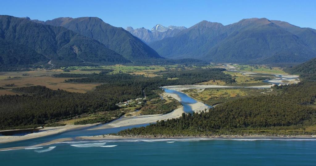 Mahitahi Lodge Bucht Bucht Bruce Bay Exterior foto